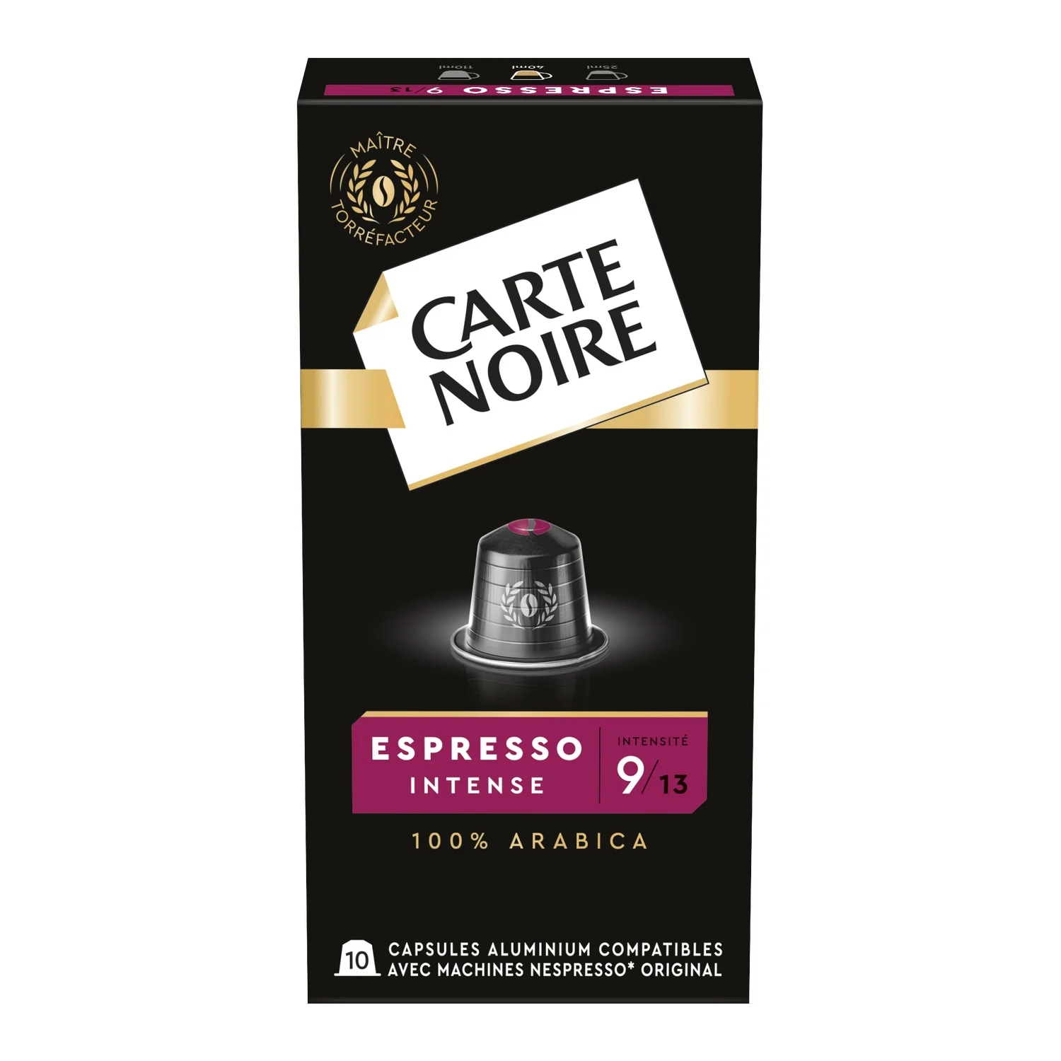Espresso intense n.9 Carte noire en pods