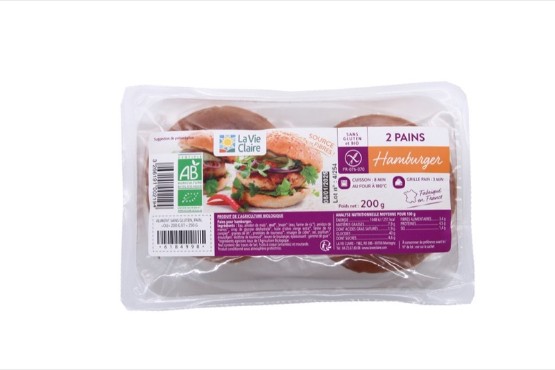 Gluten-free hamburger bread 2x100g - La Vie Claire