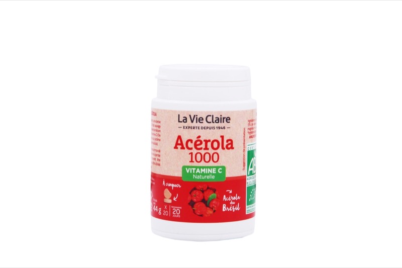 Acerola 1000 bio 20capsules croquer