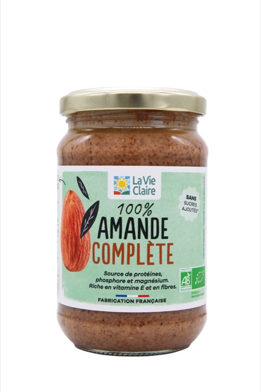 Puree amande complete crue