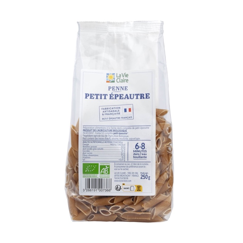 Penne petit epeautre