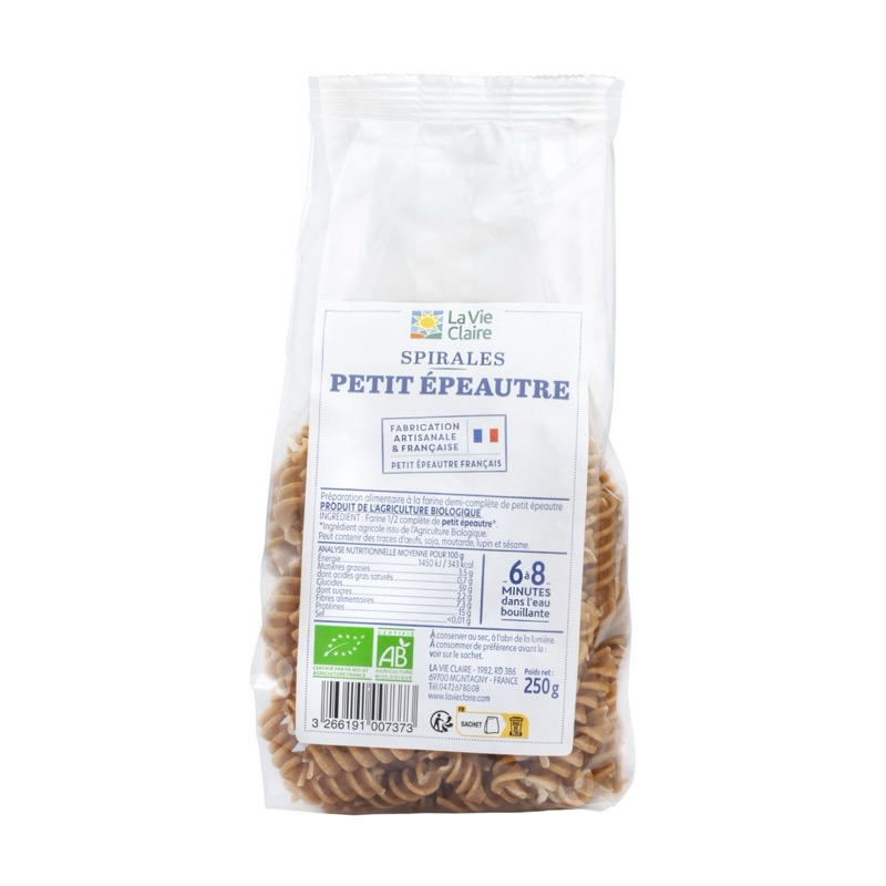 Small Emmer Wheat Spirals, 250g