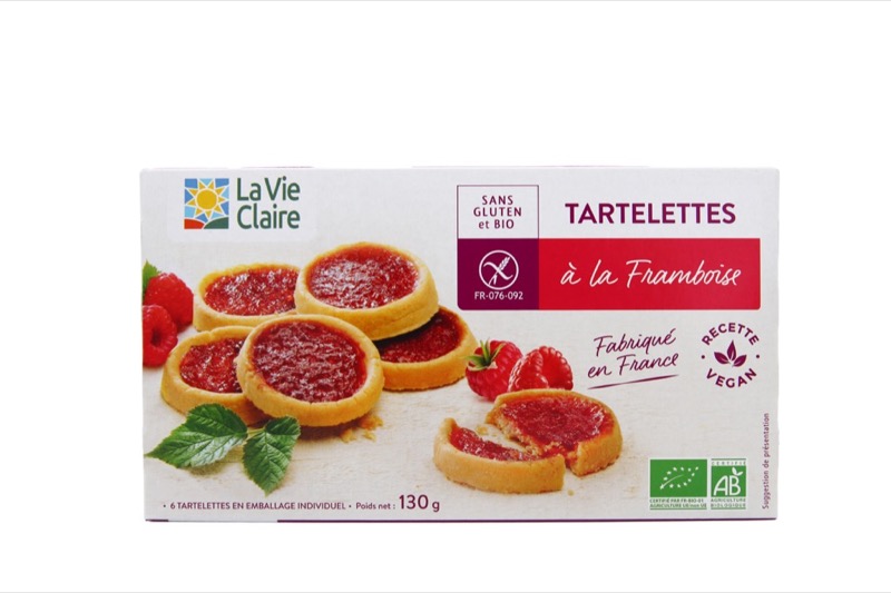 Tartelettes Raspberry S/gluten 