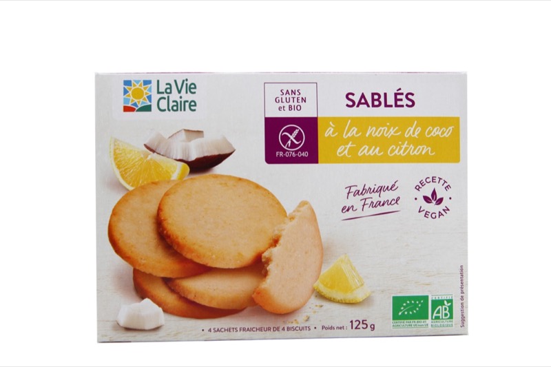 Sables coco citron s/g lvc