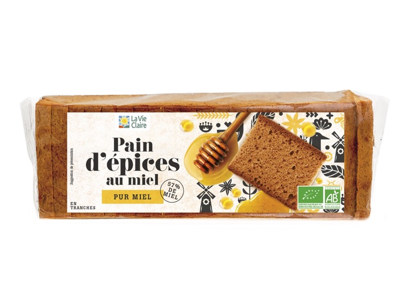 Gingerbread pure honey 300g 57% (French)