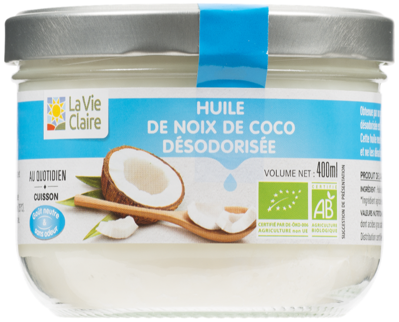 Huile coco desodorisee 400ml