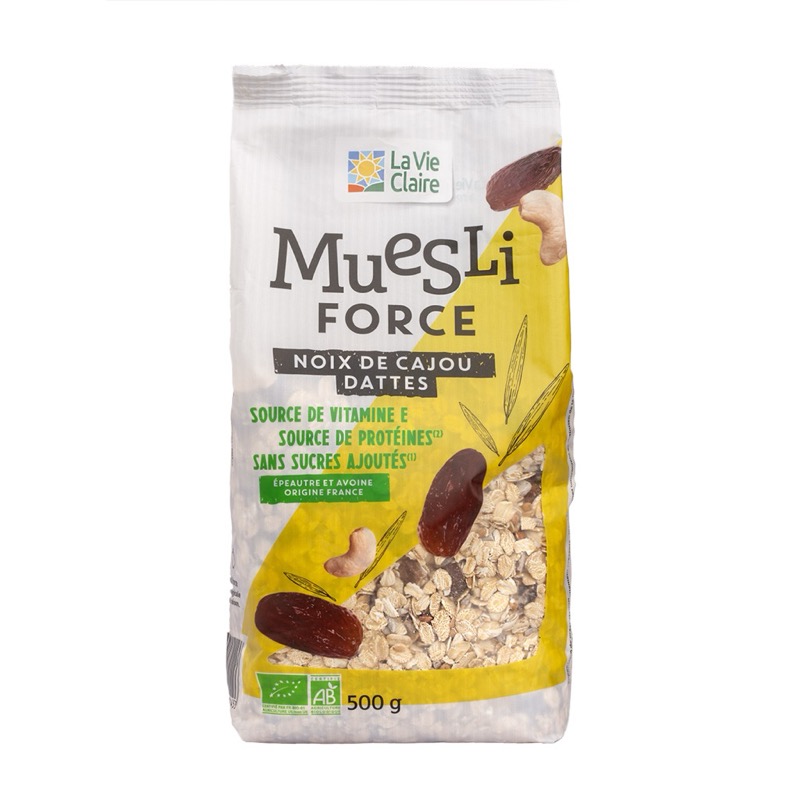 Muesli Sportif Cajou Dattes