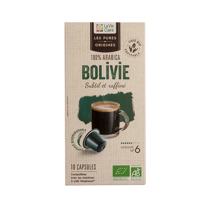 Capsule cafe bolivie x 10