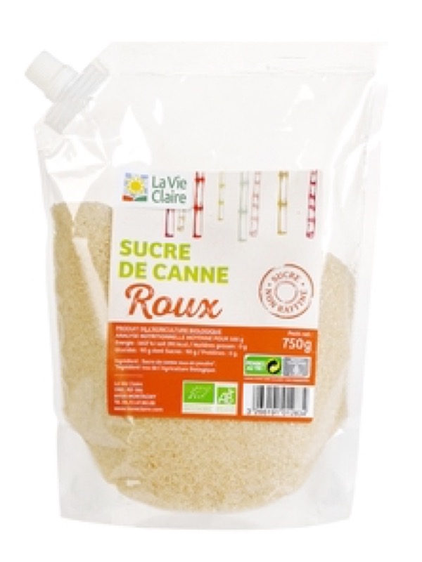 Brown cane sugar 750g - La Vie Claire