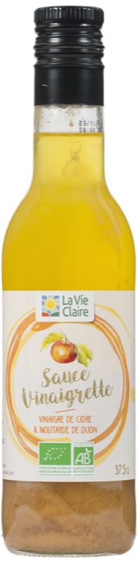 Vinaigrette vinaigre de cidre 375ml - La Vie Claire