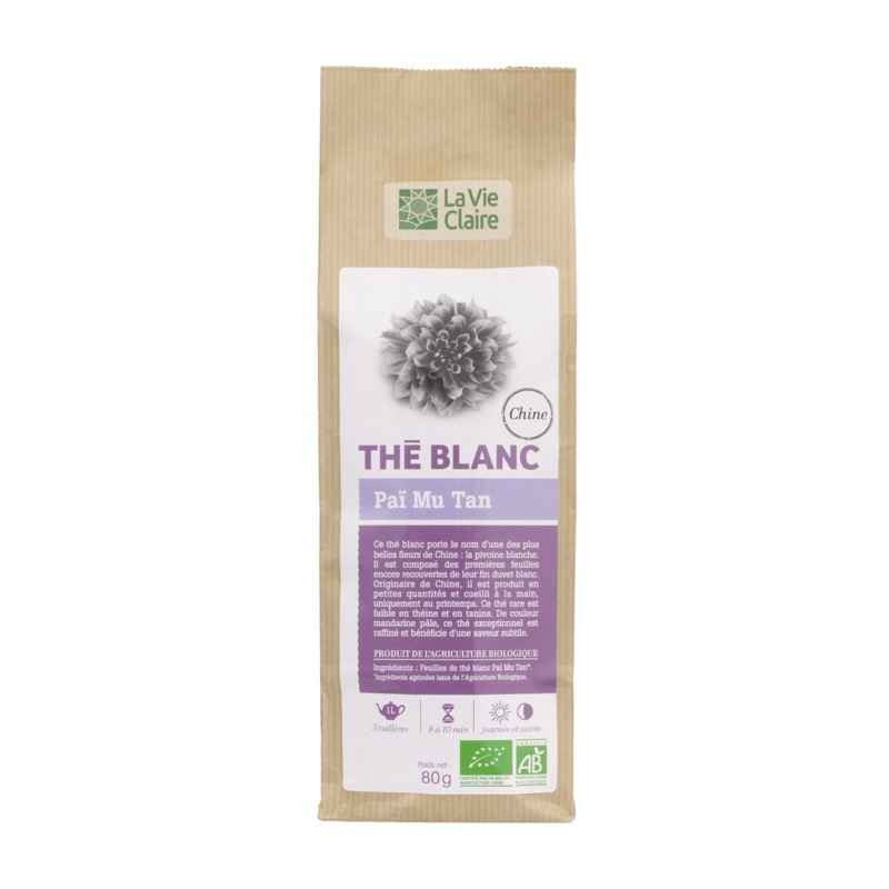 Pai mu tan white tea 80g - La Vie Claire
