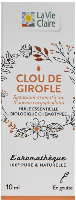 Huile Essentielle clou de girofle 10ml - La Vie Claire