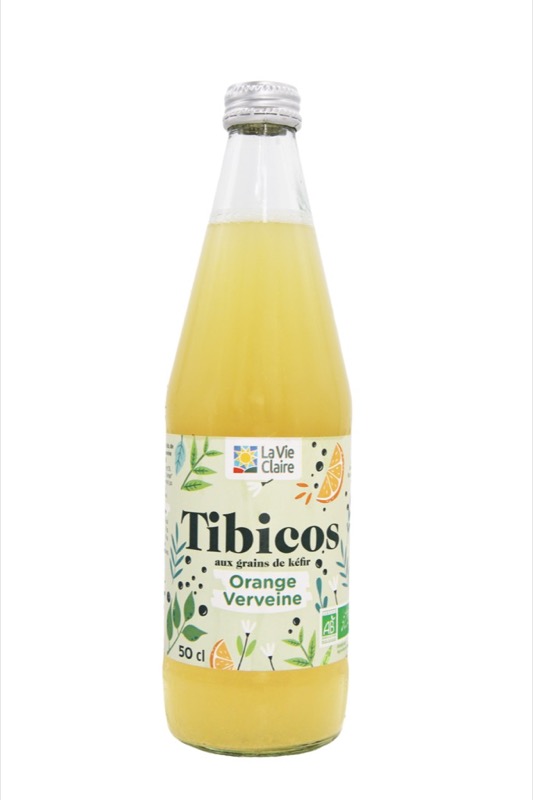 Kéfir verveine orange 250ml - La Vie Claire