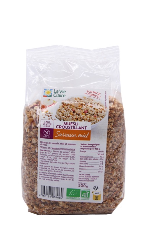 Muesli miel sarrasin s/glu