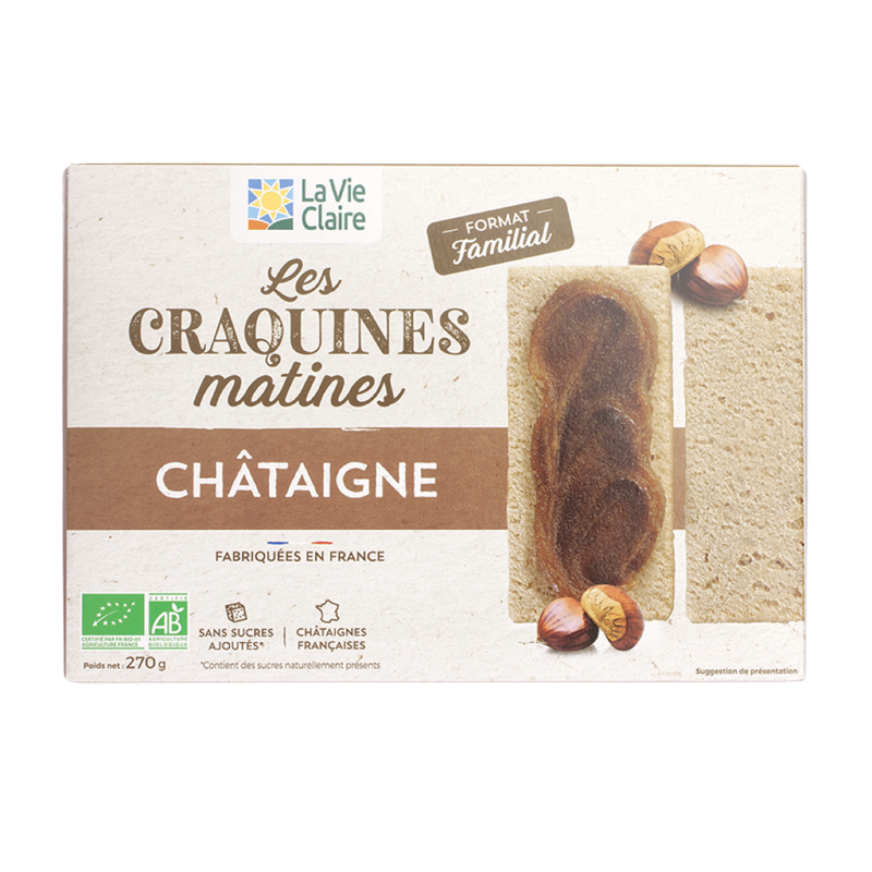 Tartines craquantes à la châtaigne 270g - La Vie Claire