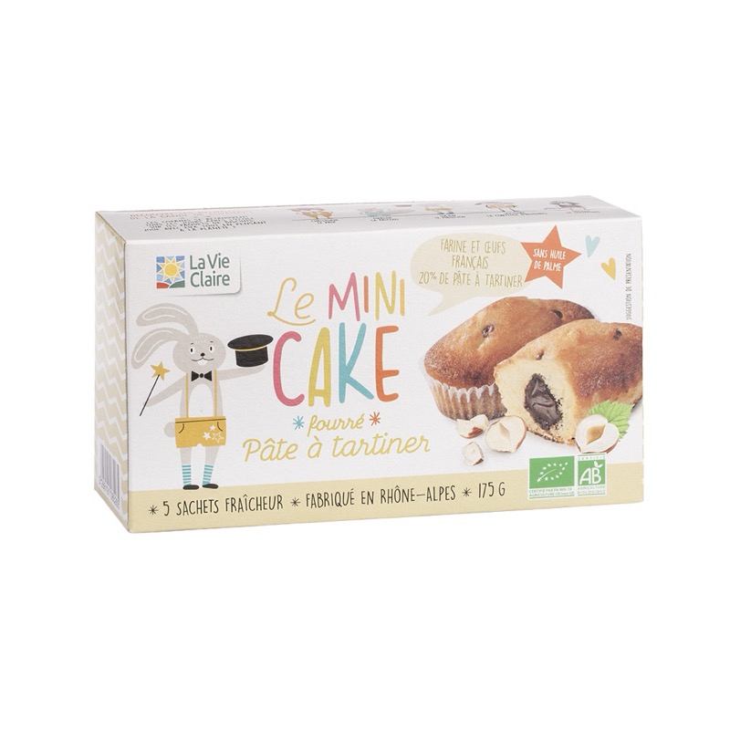 Mini Cake Fourre Pate A Tartiner Bio