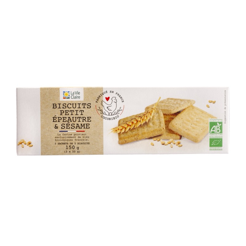 Biscuits petit epeautre sesame // ppbio \