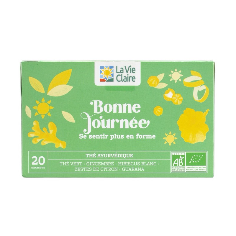 Tea bonne journée 20 teabags - La Vie Claire