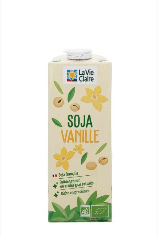 Boisson soja vanille 1l