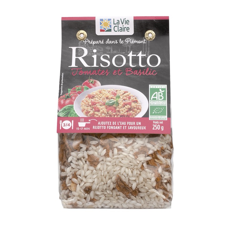 Risotto tomates et basilic