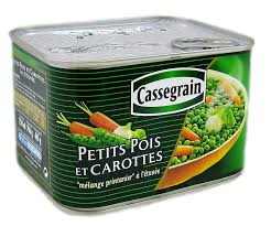 Cassegrain Petits Pois Carottes 465 g  