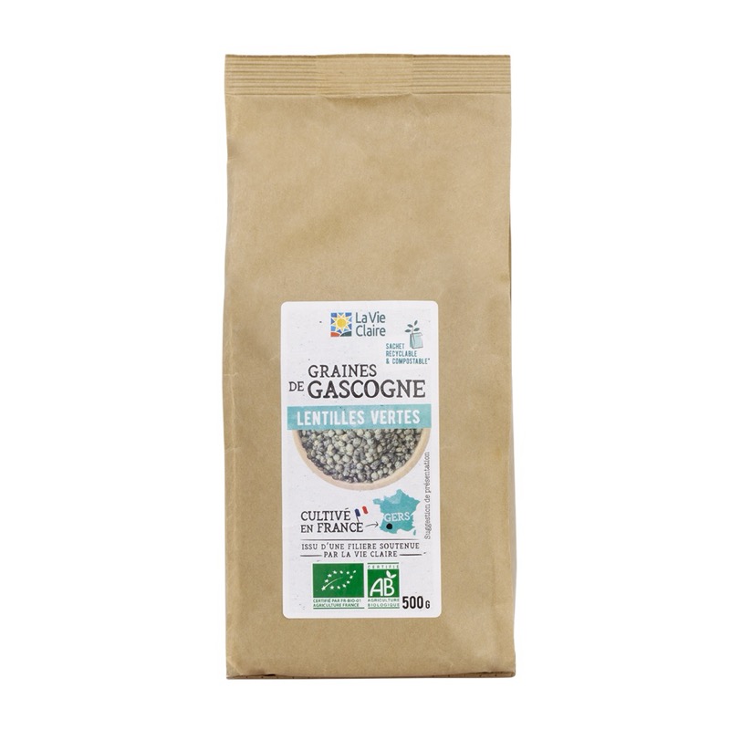 Gascony green lentils 500 g