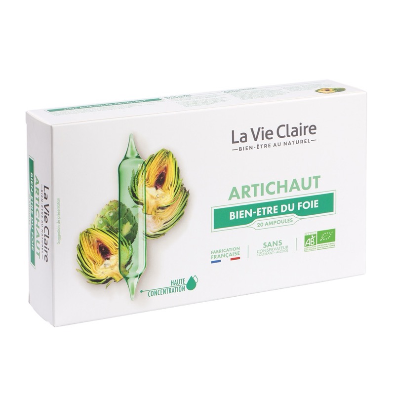 Artichoke 20 organic phials - digestion/liver well-being - La Vie Claire