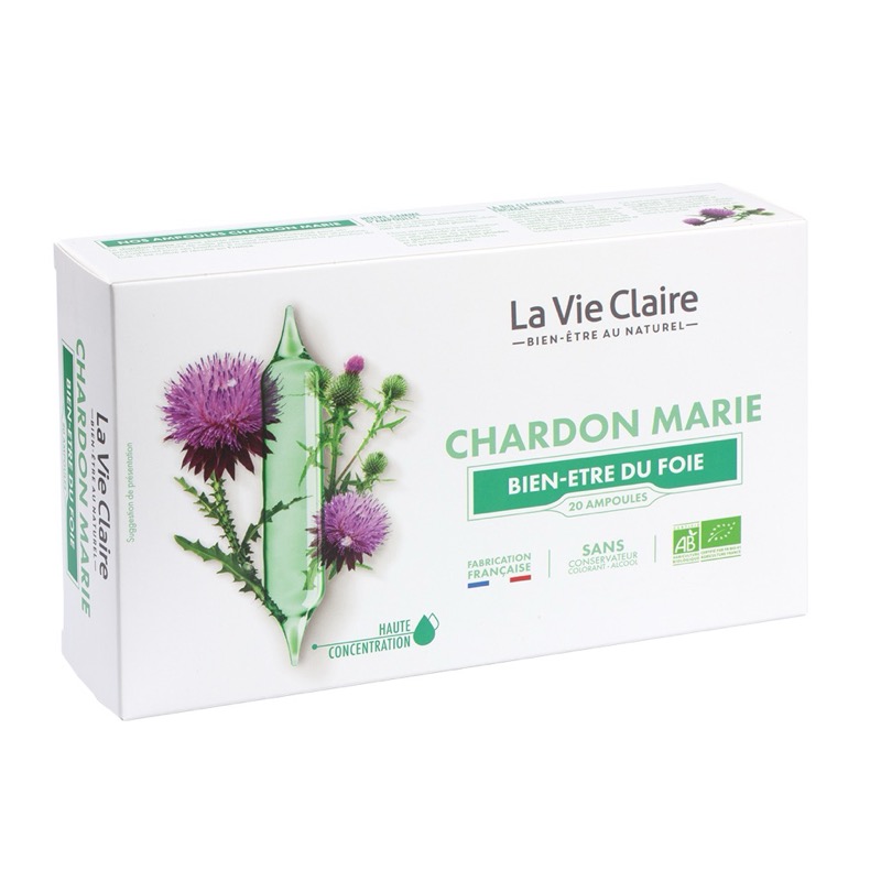 Organic milk thistle 20 phials - liver well-being - La Vie Claire