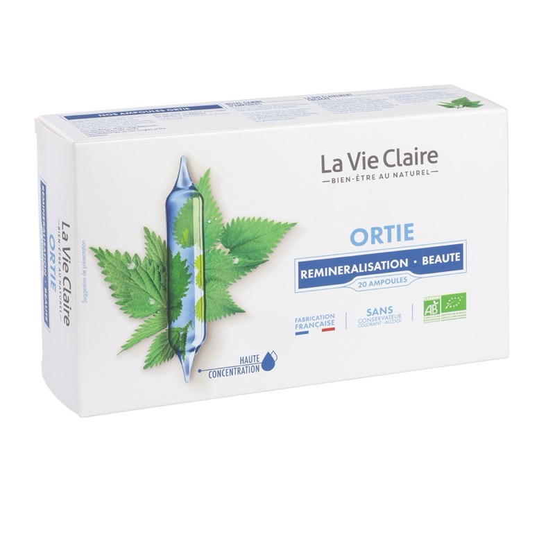 Ortie bio 20 ampoules - reminéralisations/beauté - La Vie Claire