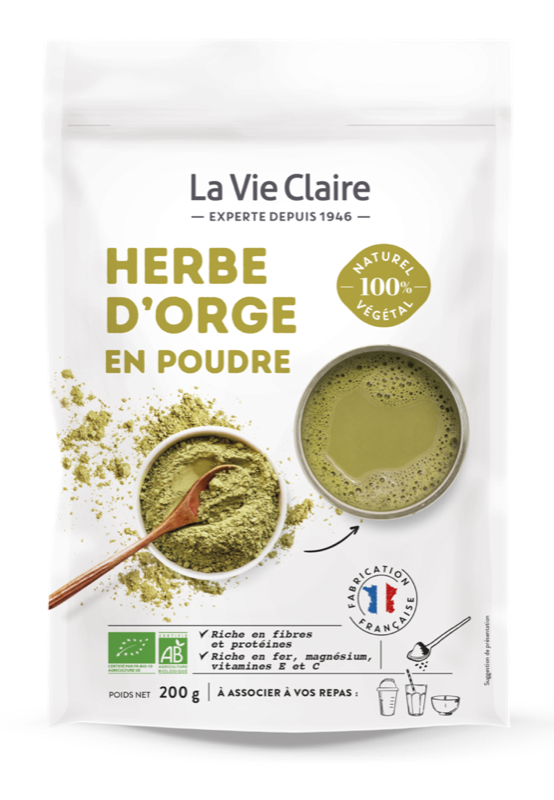 Herbe d orge bio poudre 200g 
