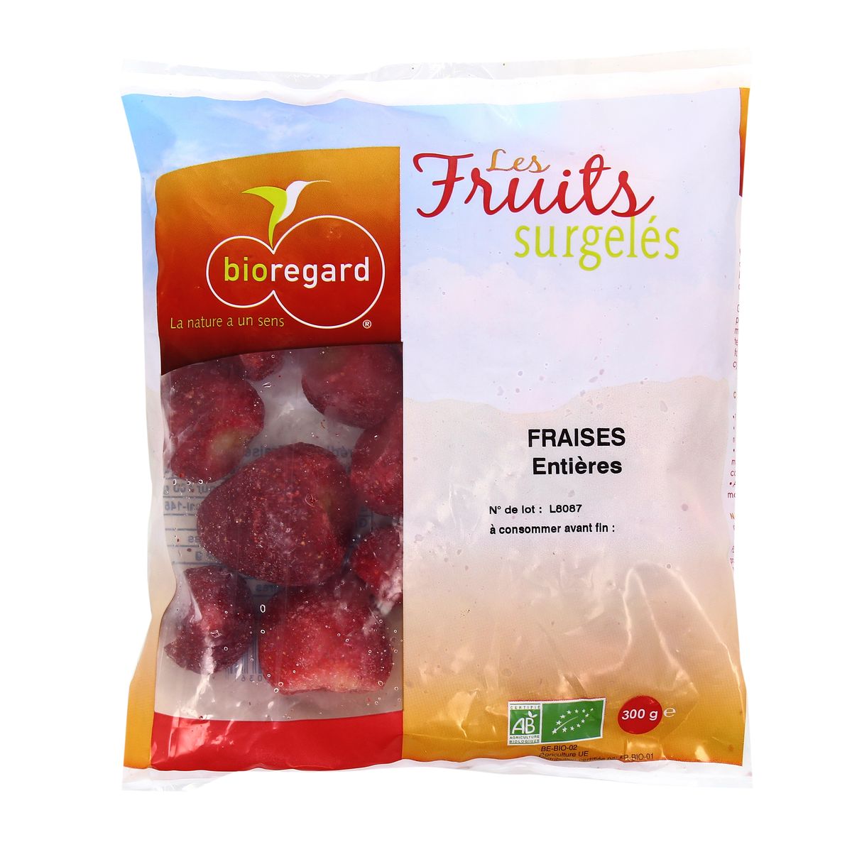 Bioregard organic strawberry 300 g