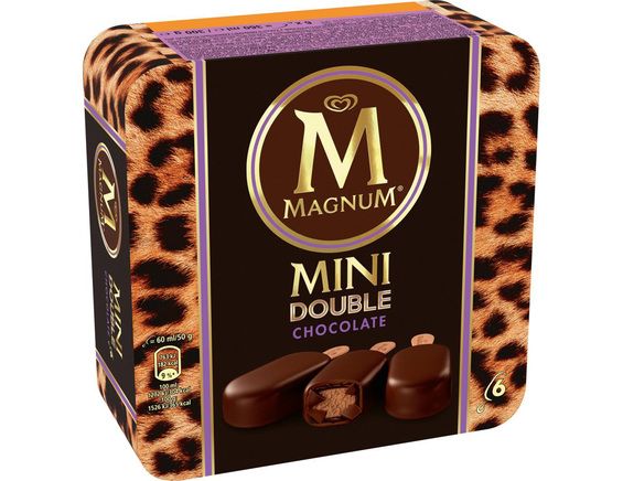 Magnum Glace Mini Double Chocolat x 6