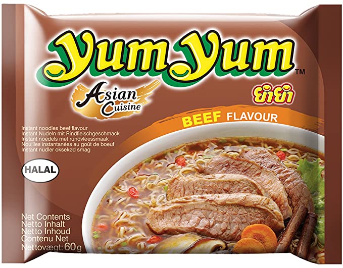 Yum Yum Noodles beef 60 g  