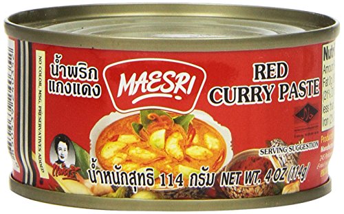 Maesri Paste de Curry Rouge 113 g