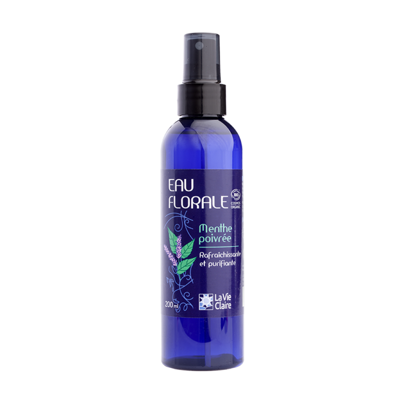 Eau florale de menthe poivrée 200ml - vertu antispasmodique - La Vie Claire