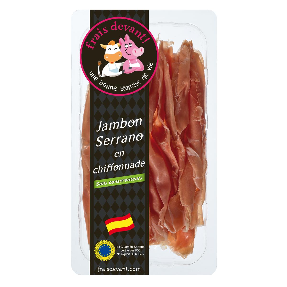 Frais Devant Serrano Chiffonnade Ham 80 g