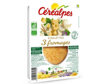 Céréalpes Organic 3 Cheeses Pancake 180 g