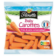 Florette Carrots Mini Peeled 450 g