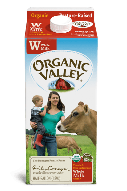 Milk Whole Organic Valley 1.89 L