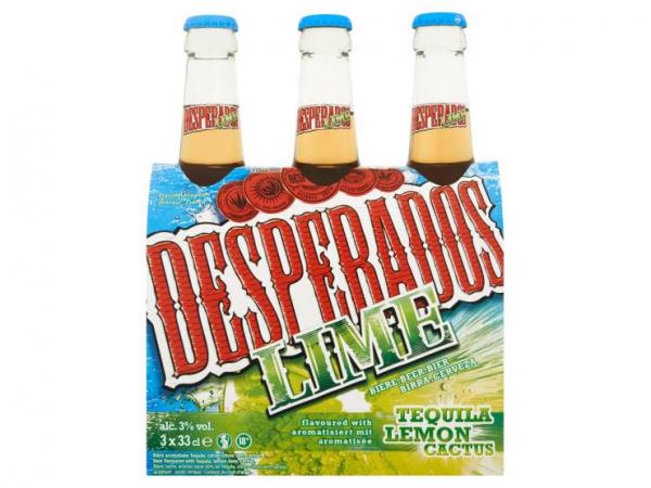 Desperados Lime Pack 3 Bottles (3x33cl)