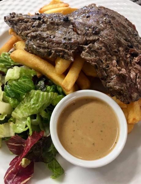 Flank Steak, With Fries