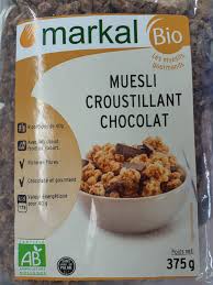 Markal Muesli Crousti Choco Bio 375 g
