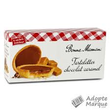 Bonne Maman Chocolate Caramel Tartlets 135 g