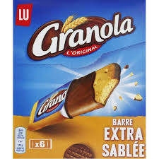 Lu Granola Barre Extra Sablée 168 g 