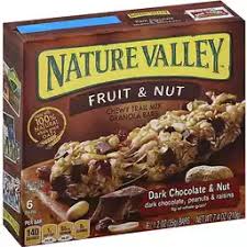Nature Valley Fruit & Nut Dark Chocolat 35 g x 6