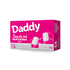Daddy White Sugar Morceaux 1 Kg
