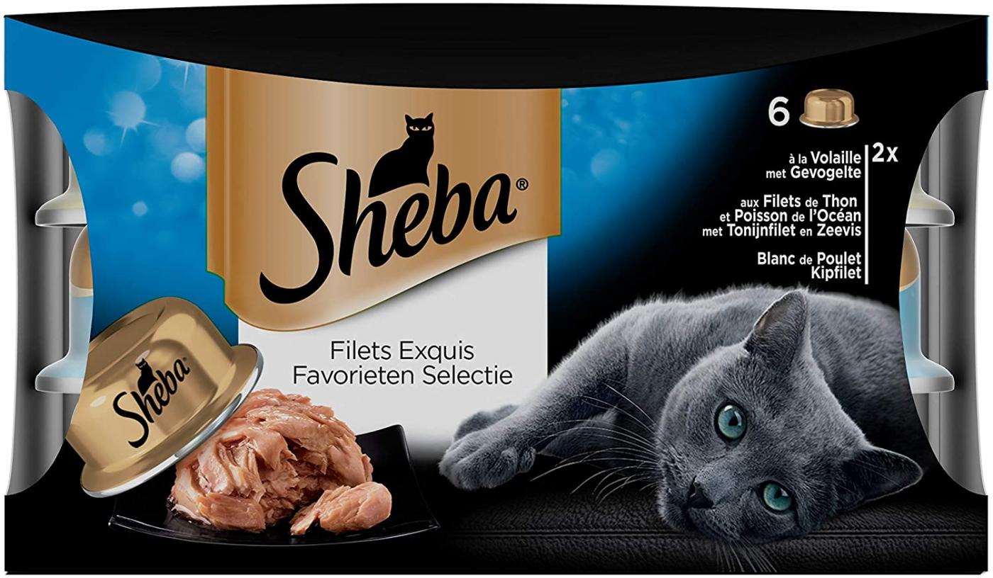 Sheba Domes Filets Exquis 80 g x 6