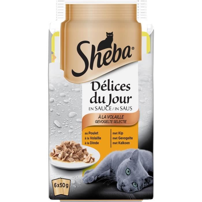 Sheba Délice Viandes En Sauce 50 g x 6