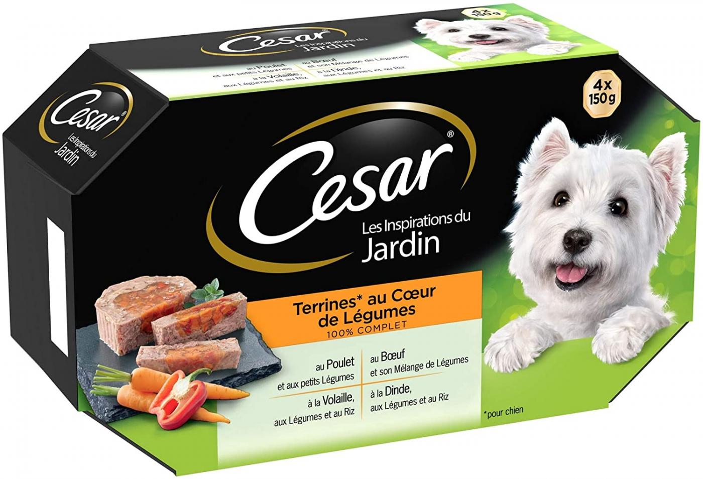 César Coeur De Legumes Terrine 150 g x 4 