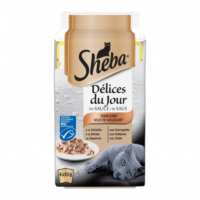 Sheba Double Délice Mixte 50 g x 6 